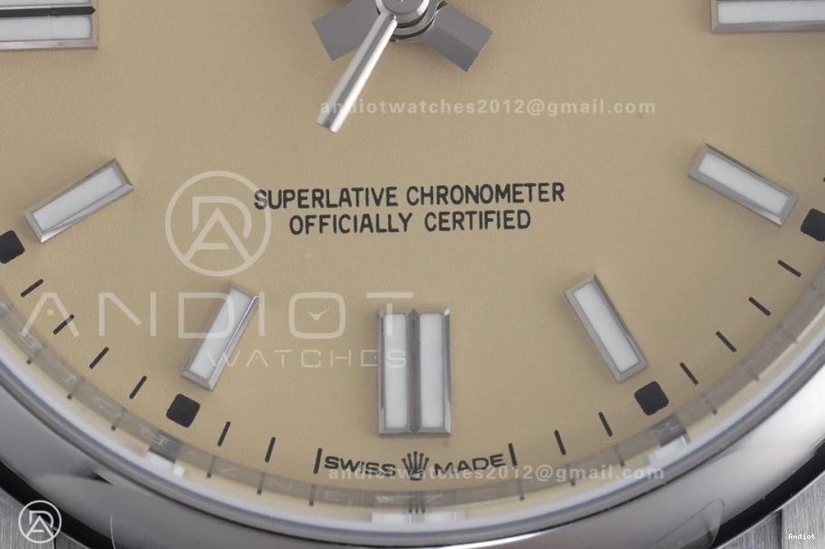 Beige Best 904L Dial 126000 VR3230 Steel Edition 36mm KRF 1:1 Perpetual Oyster 0429